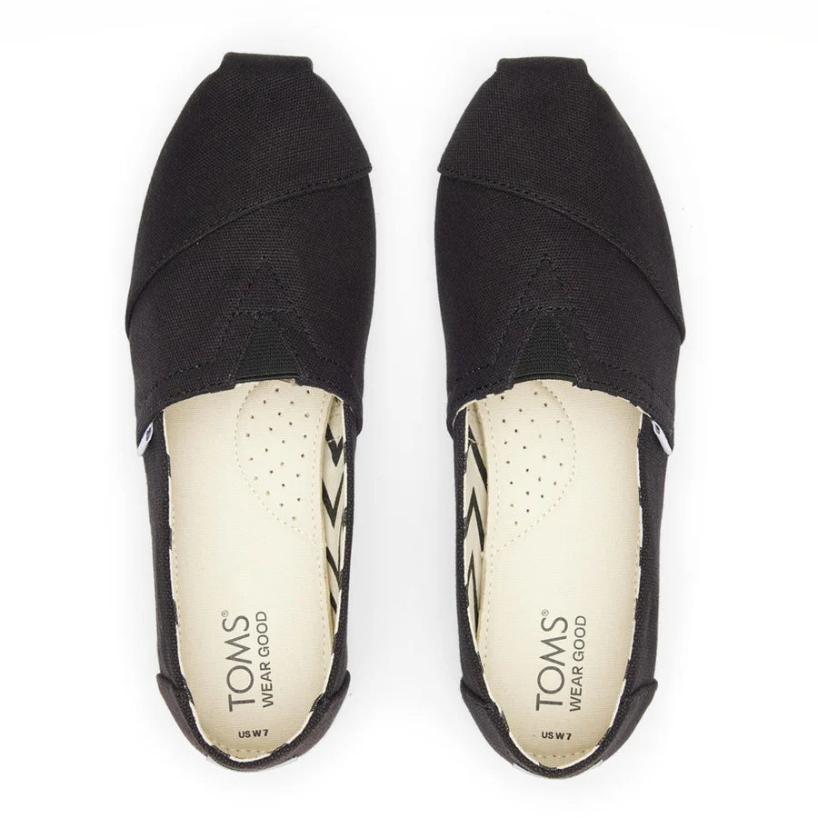 Toms Alpargata Classic Slip On - Black