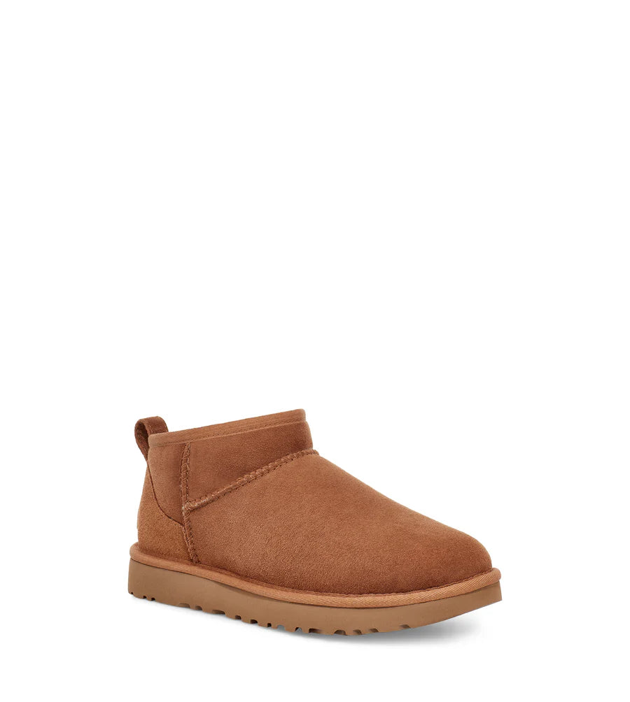 UGG Classic Ultra Mini Boot - Chestnut, angled view