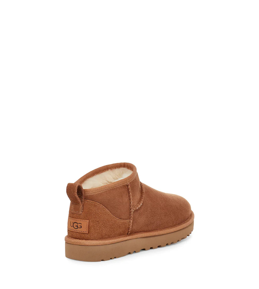 UGG Classic Ultra Mini Boot - Chestnut, rear view