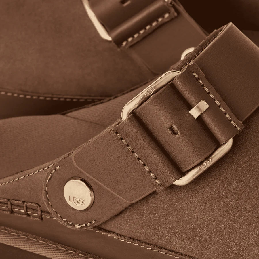 Ugg Goldenstar Villa Clog - Dark Chestnut