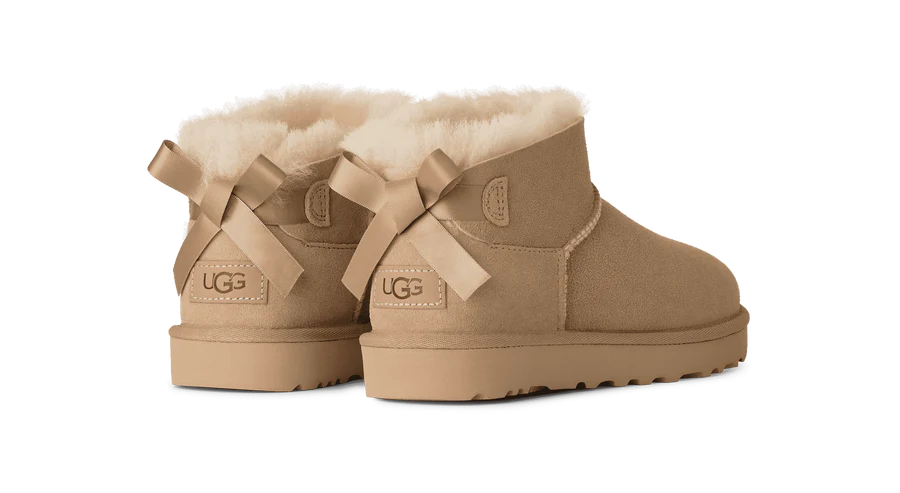 Ugg Ultra Mini Bailey Bow - Sand