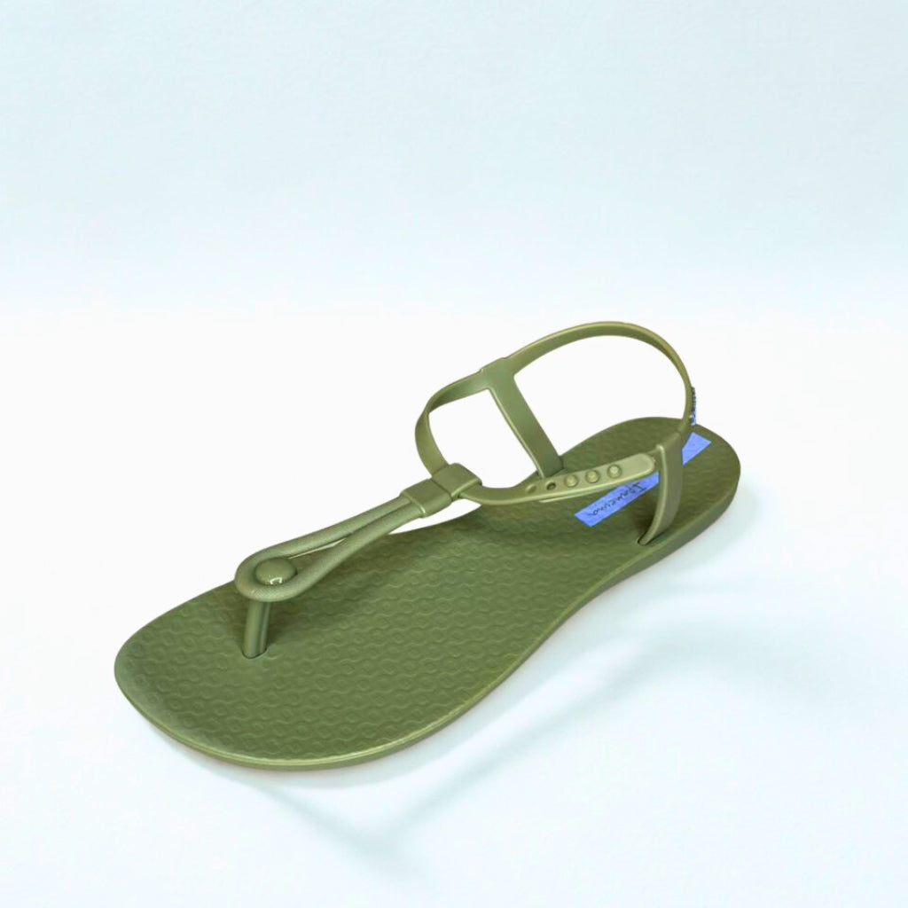 Ipanema green TOE POST slingback sandal