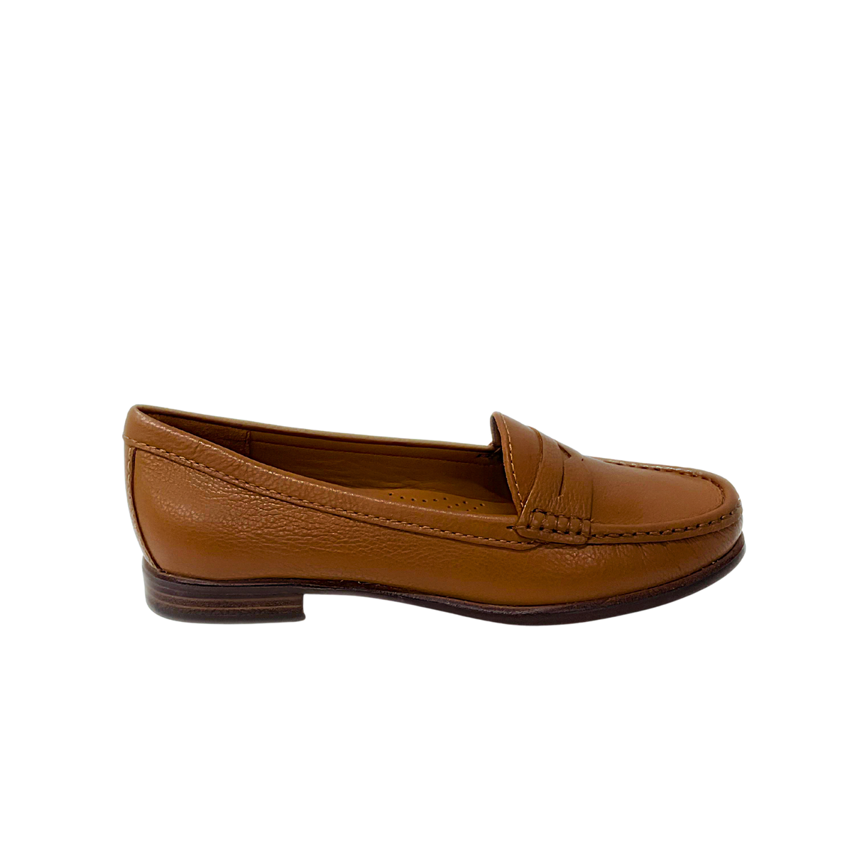 Gia Leather Loafer - Tan
