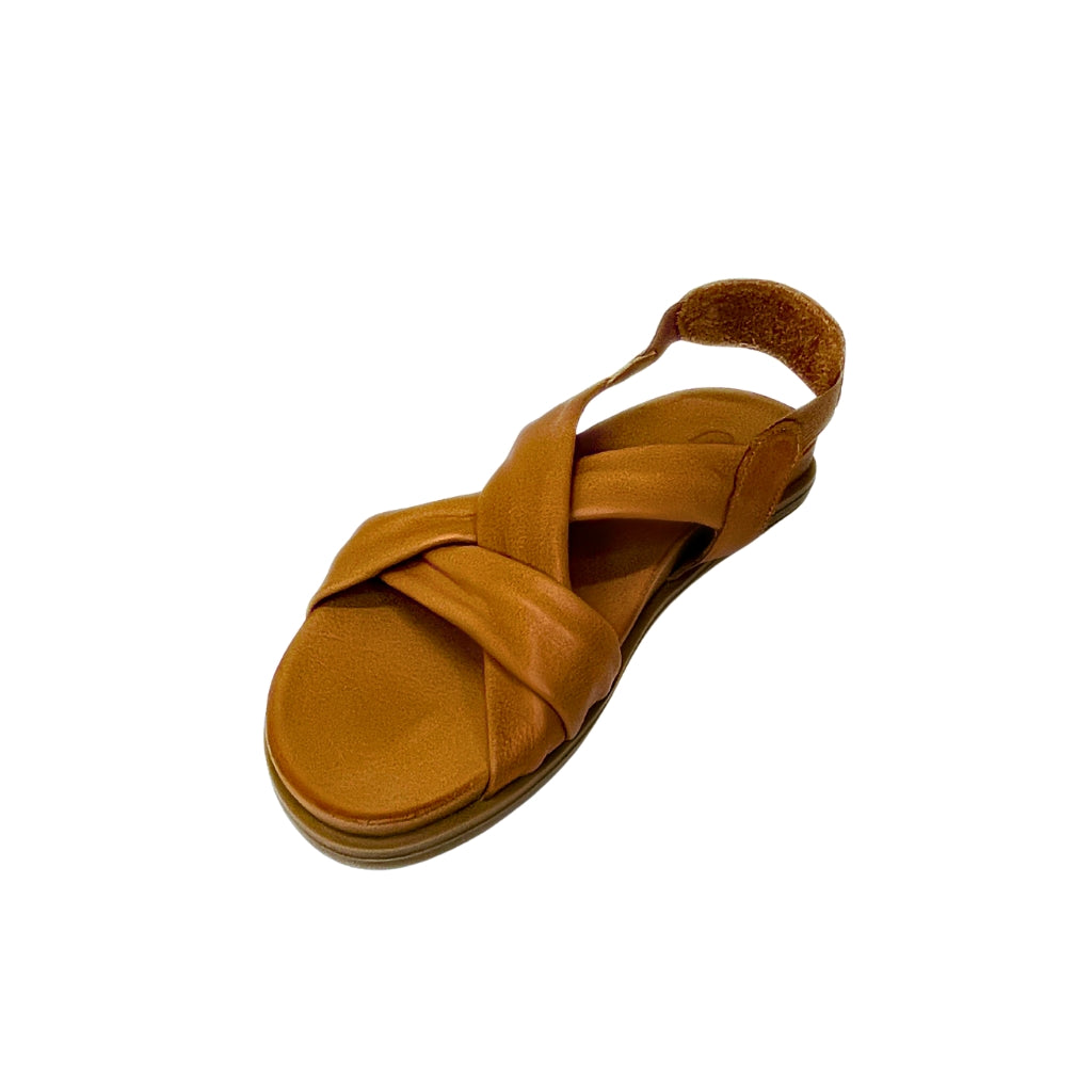 Gia Coconut Leather Cross Over Slingback Sandal – product image 1