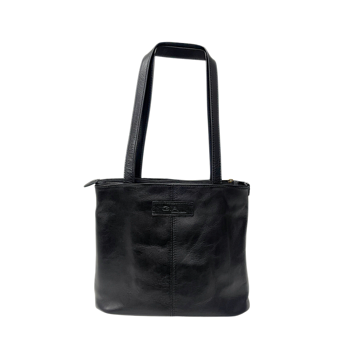 Gia Joss Leather Handbag - Black