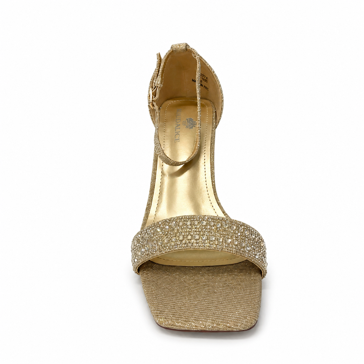Wild Alice Glamour Block Heel - Gold
