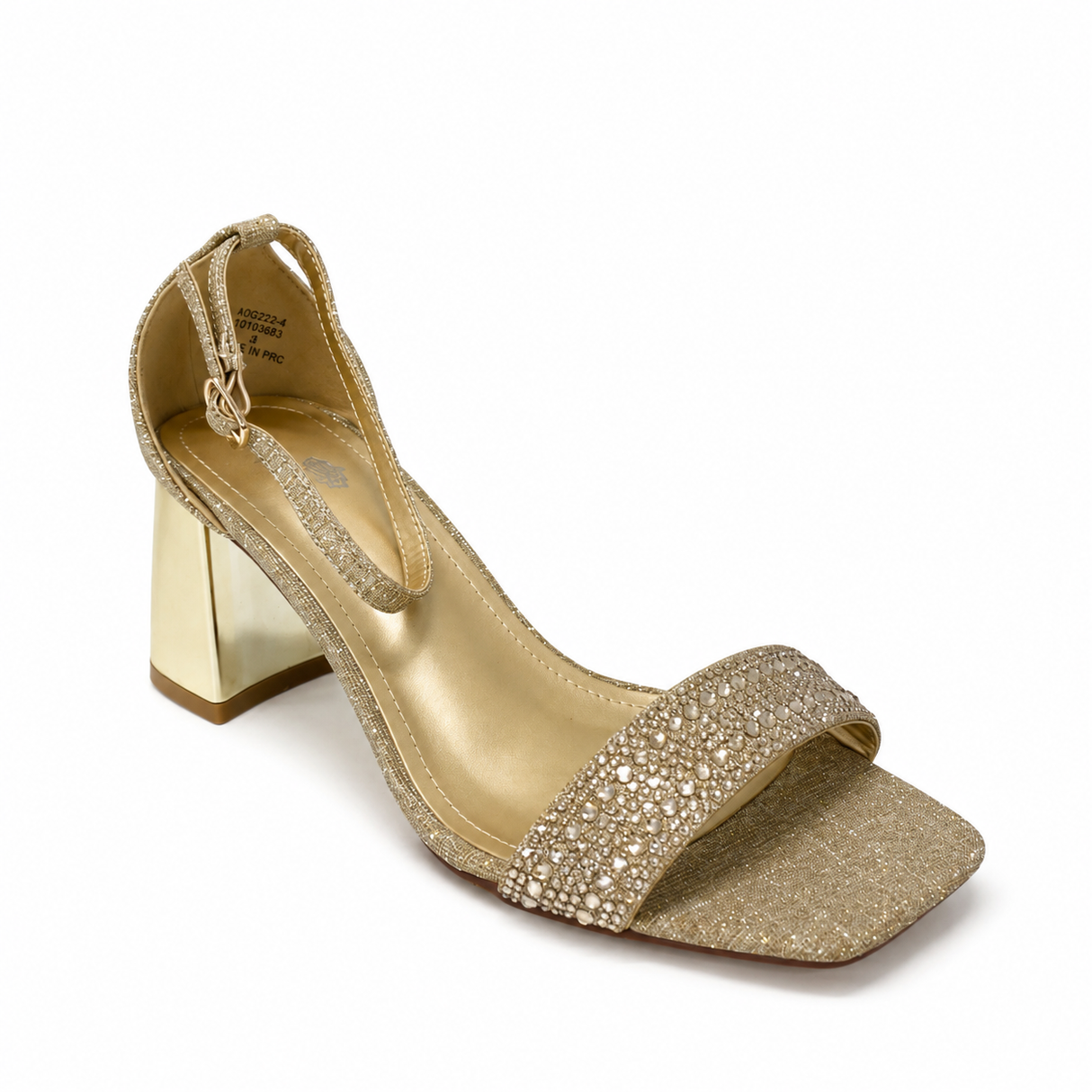 Wild Alice Glamour Block Heel - Gold