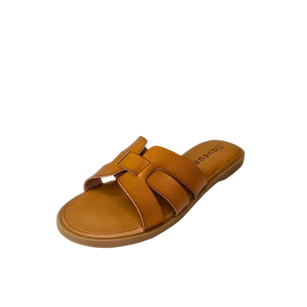 Queue Camel Cut-out Looped Sandal – product image 1