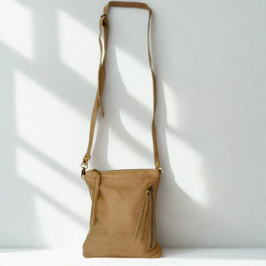 Gia rustica sand 2 TONE POSTMAN bag