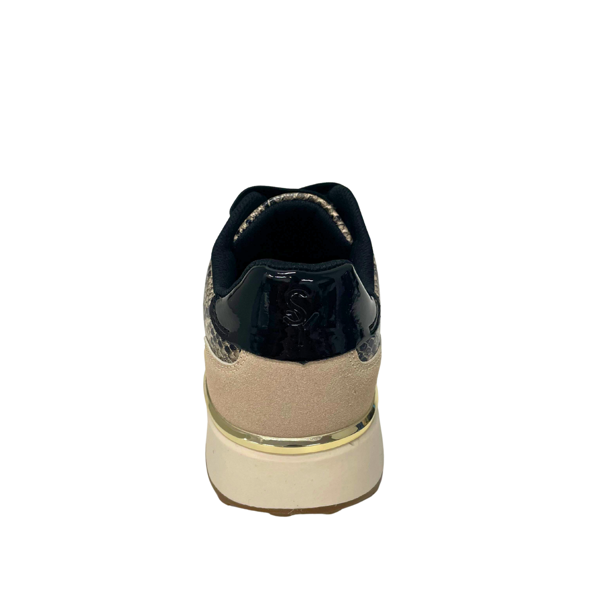 Savoy Lace Up Sneaker - Snake/Black