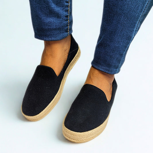 TOMS CAROLINA black espadrille