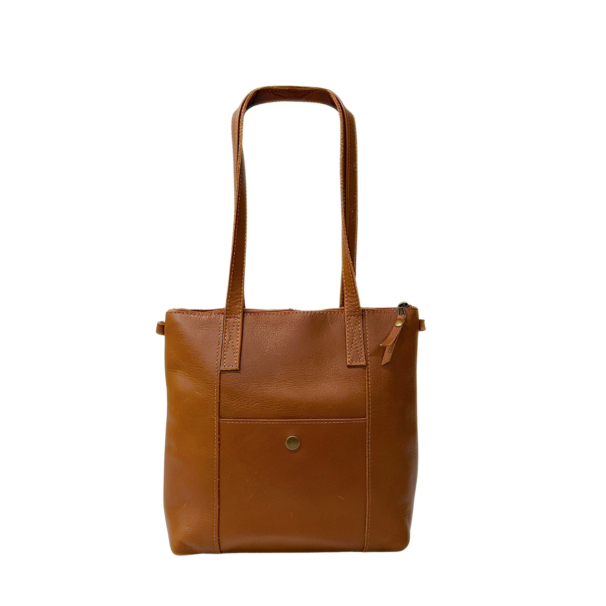 Gia Ariana Leather Handbag - Chestnut