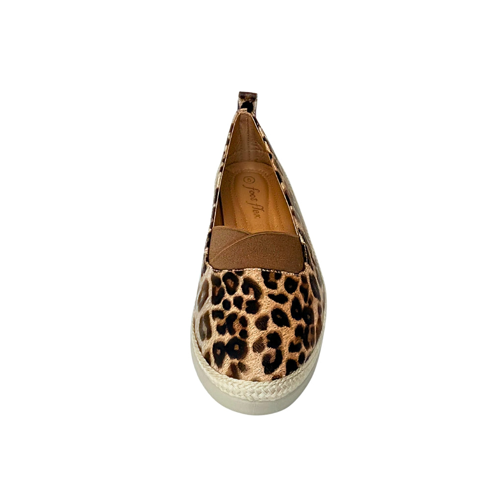 Footflex leopard CASUAL COMFORT slip on moccasin