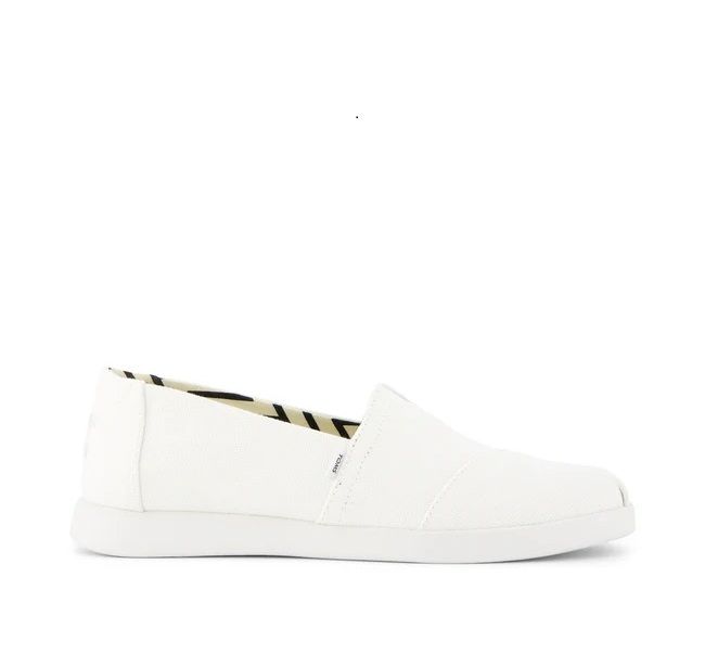 Toms Alpargata Plus Slip On - White