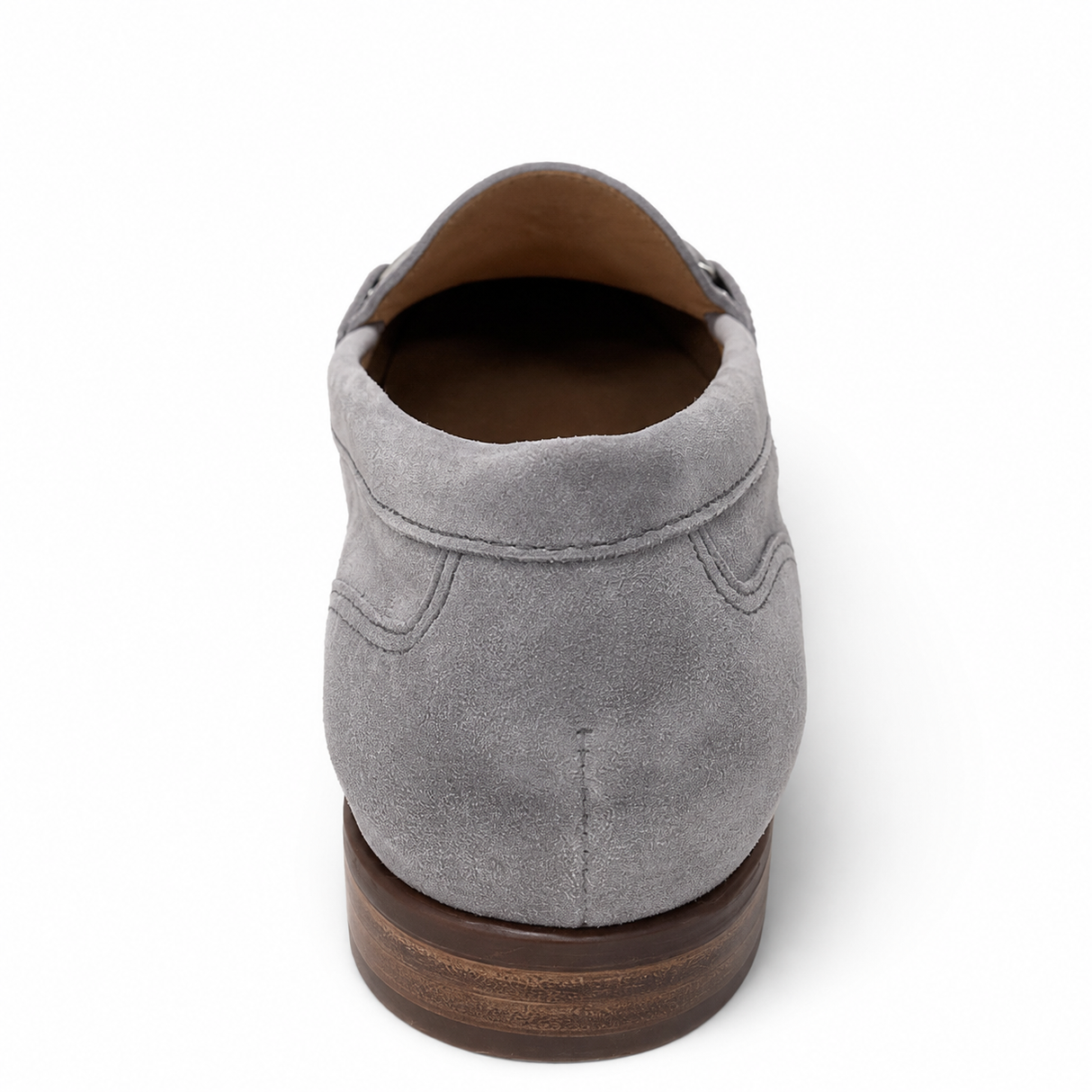 Gia Leather Horsebit Moccasin - Stone