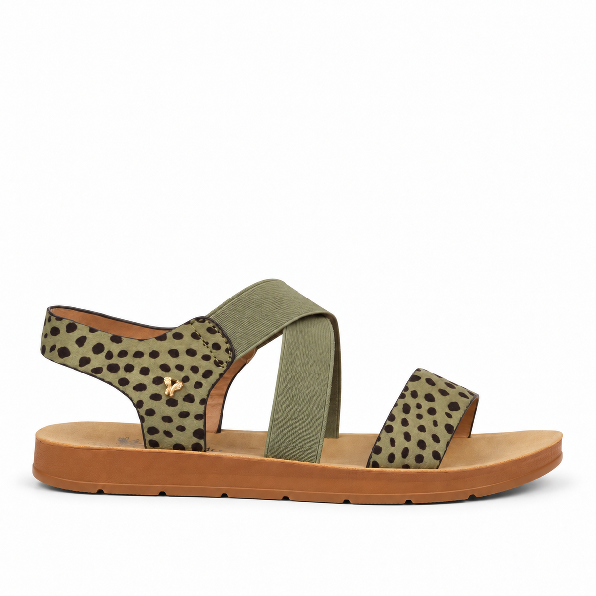 Butterfly Feet Zina 27 Olive sandal, aligned featured image