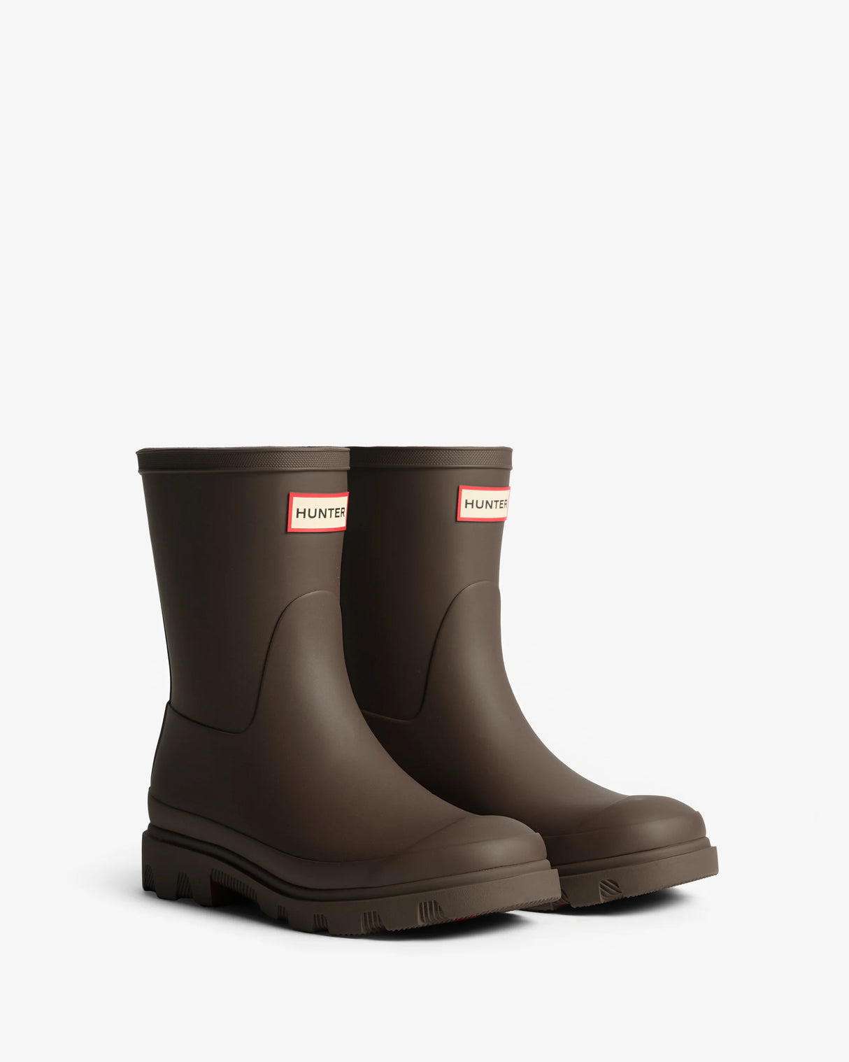 Hunter Downpour Short Wellington Boot - Chocolate