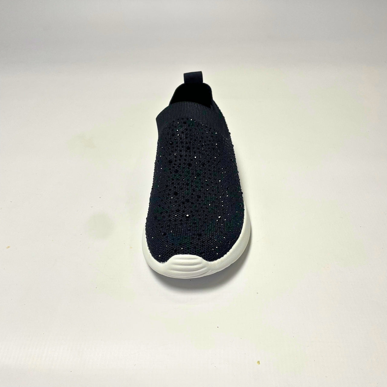 Holster Fireflyer Black Sneaker β Vegan-friendly, cruelty-free slip-on sneaker with 3,100 hot-fixed jewels per pair. Made from recycled ocean plastics, certified by the Global Recycled Standard. Features a lightweight EVA foam outsole, soft padded PU foam insoles, and podiatry-approved comfort. Anti-mould, antibacterial, and non-slip for all-day wear. 4