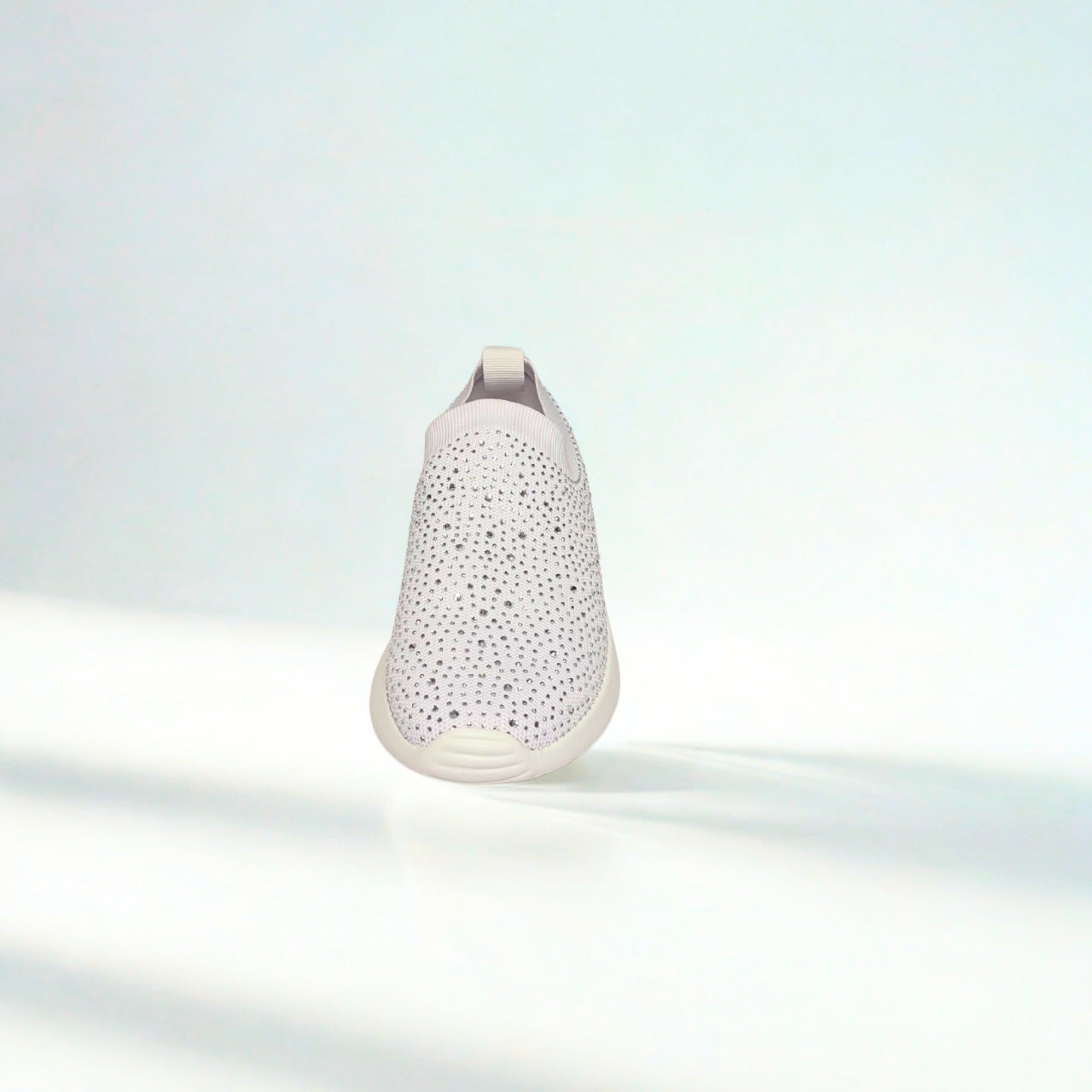 Holster Fireflyer white slip-on sneakers with 3100 jewels, recycled ocean plastic upper, and EVA foam outsole 4