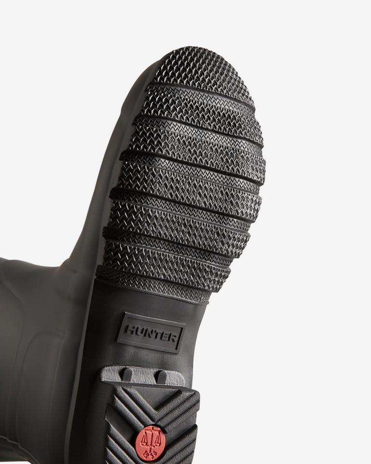 Hunter Original Tall black waterproof rubber Wellington boot vegan 5