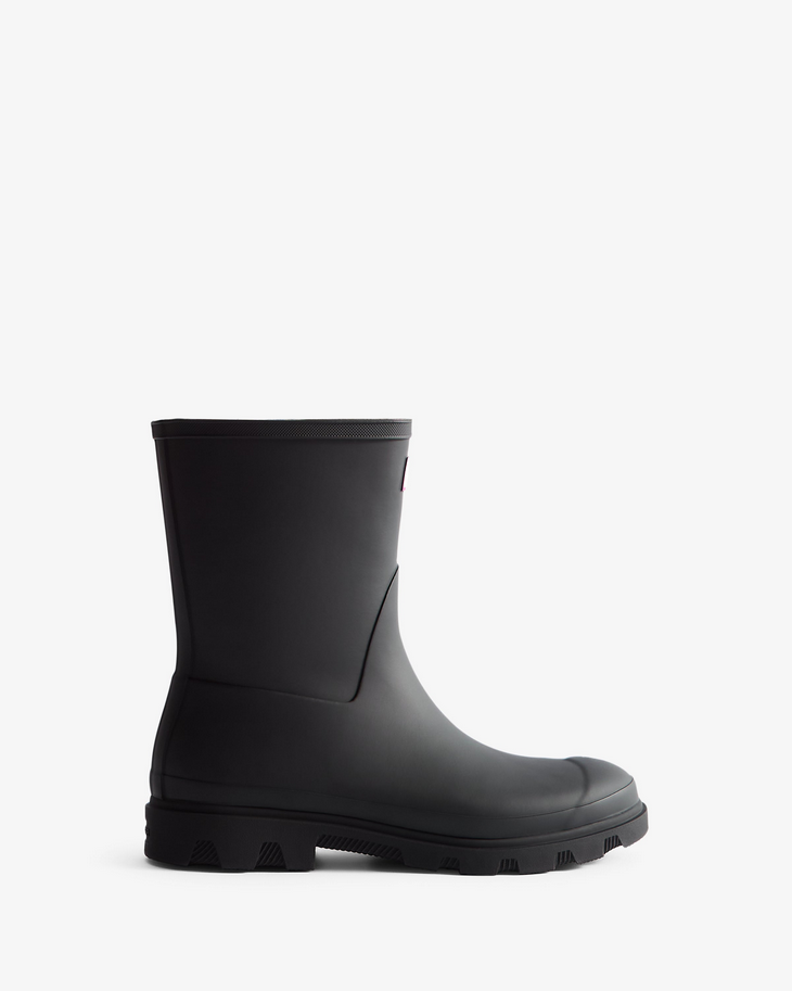 Hunter Men’s Downpour Short black waterproof rubber boot vegan lightweight
2