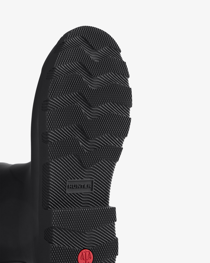 Hunter Men’s Downpour Short black waterproof rubber boot vegan lightweight
4