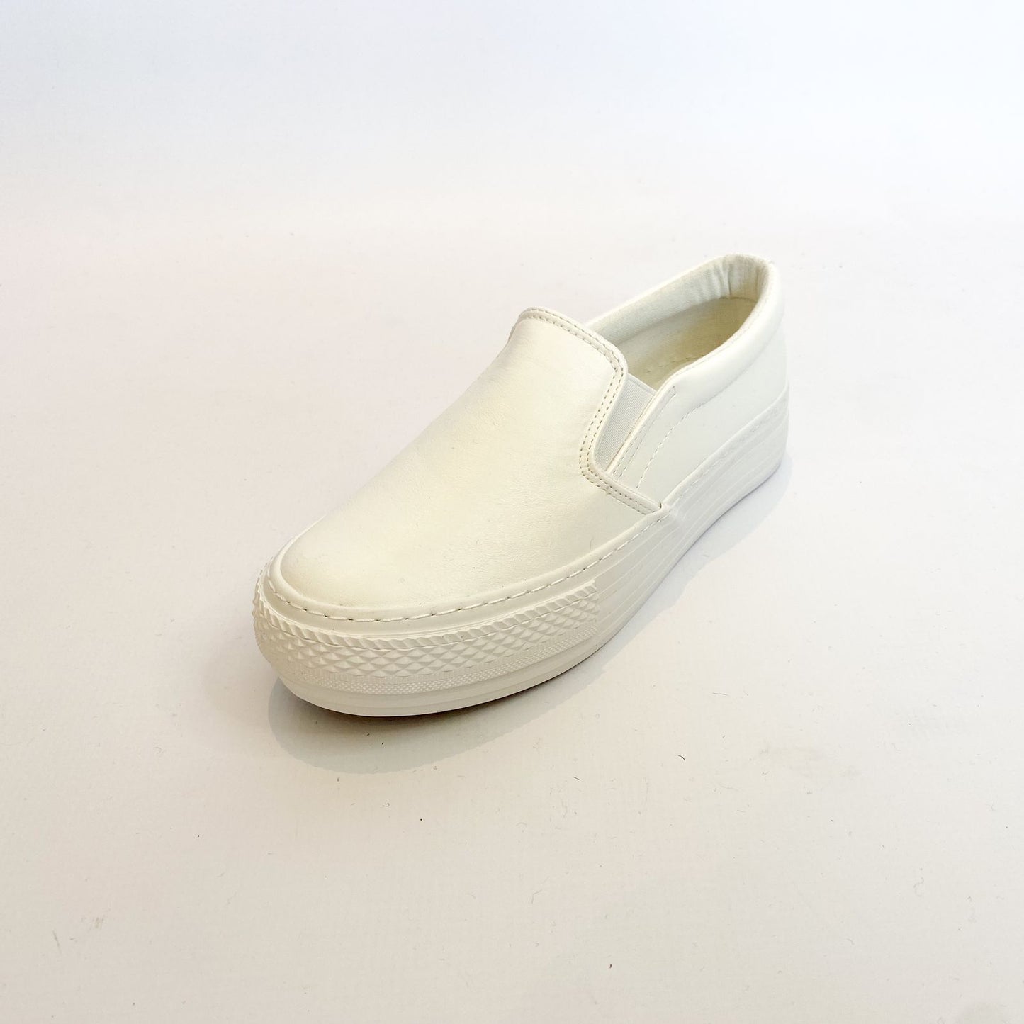 Savoy white slip on