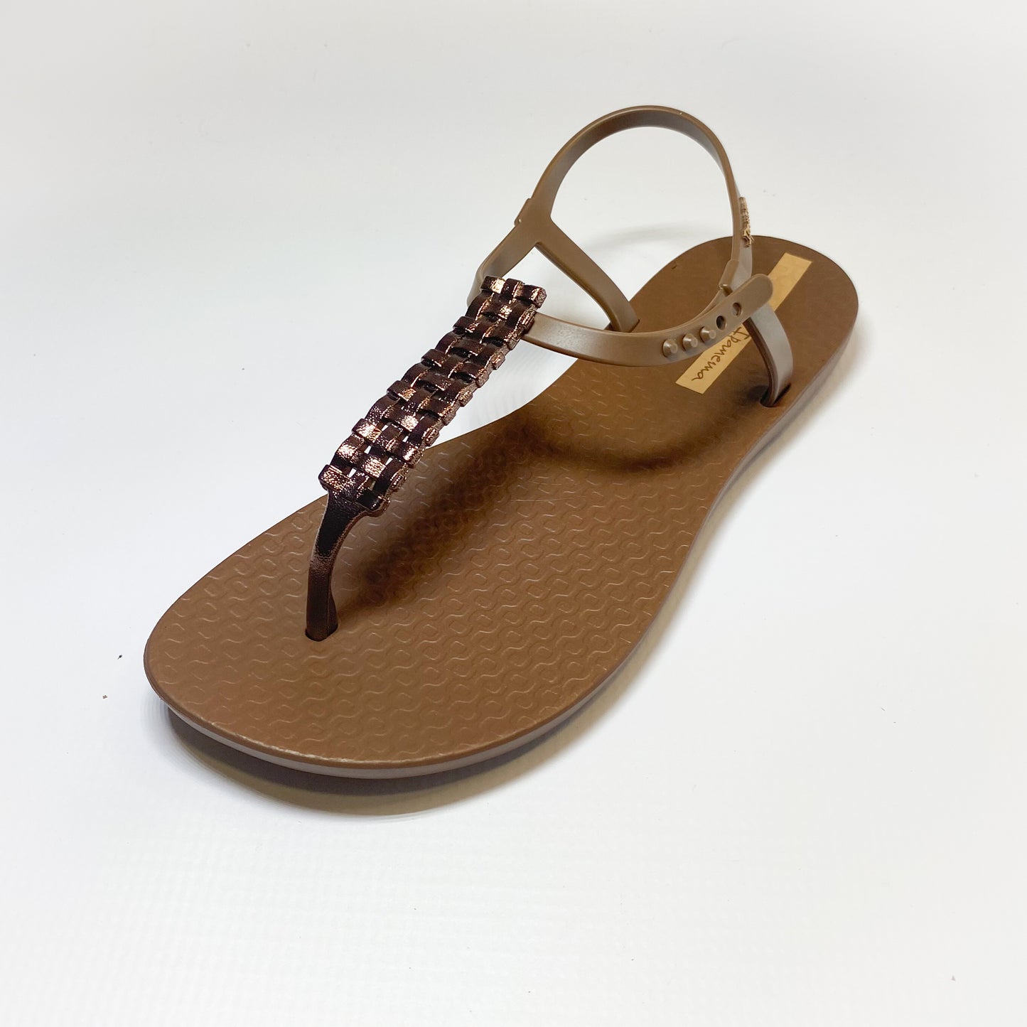 Ipanema brown glam thong sandal