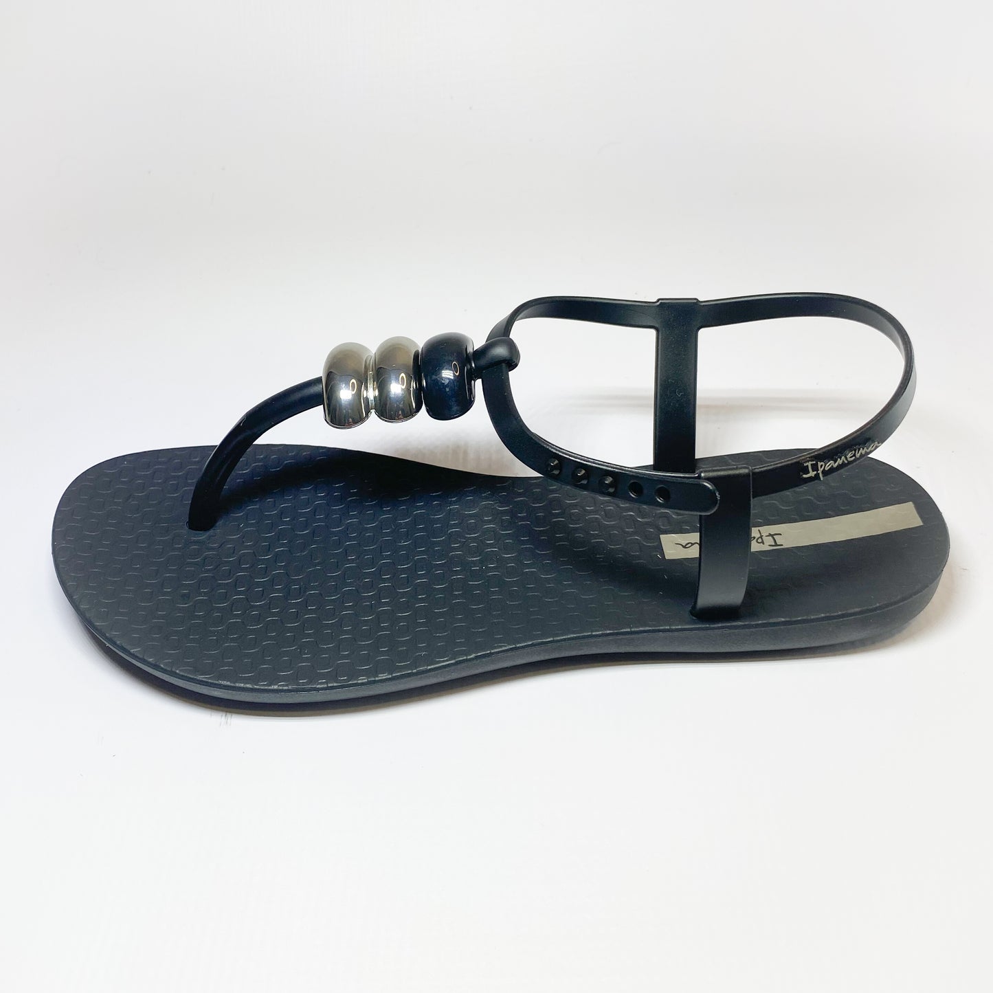 Ipanema black trim sandal