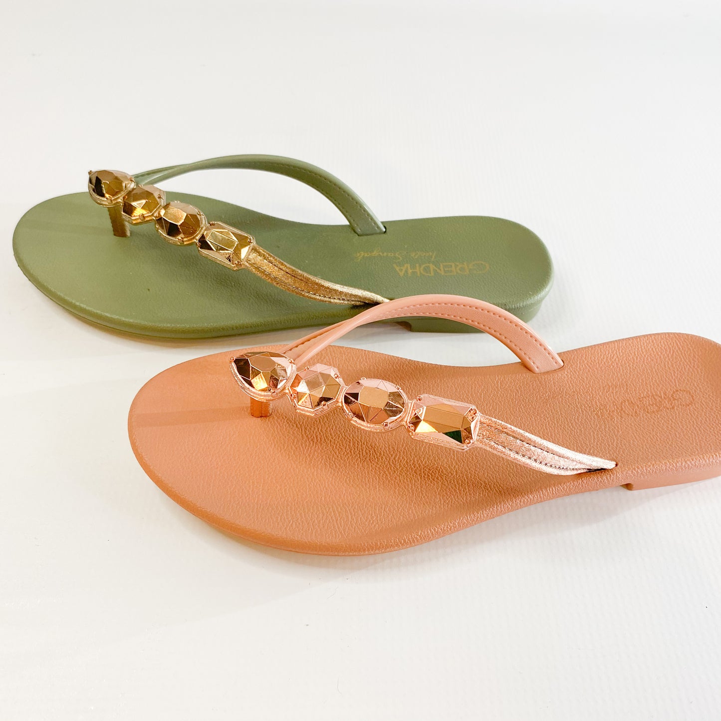 Grendha dusty pink thong sandal