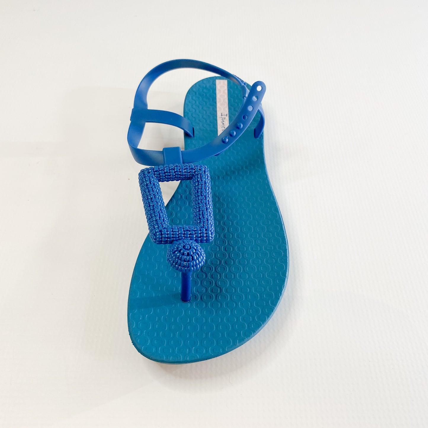 Ipanema blue thong sandal