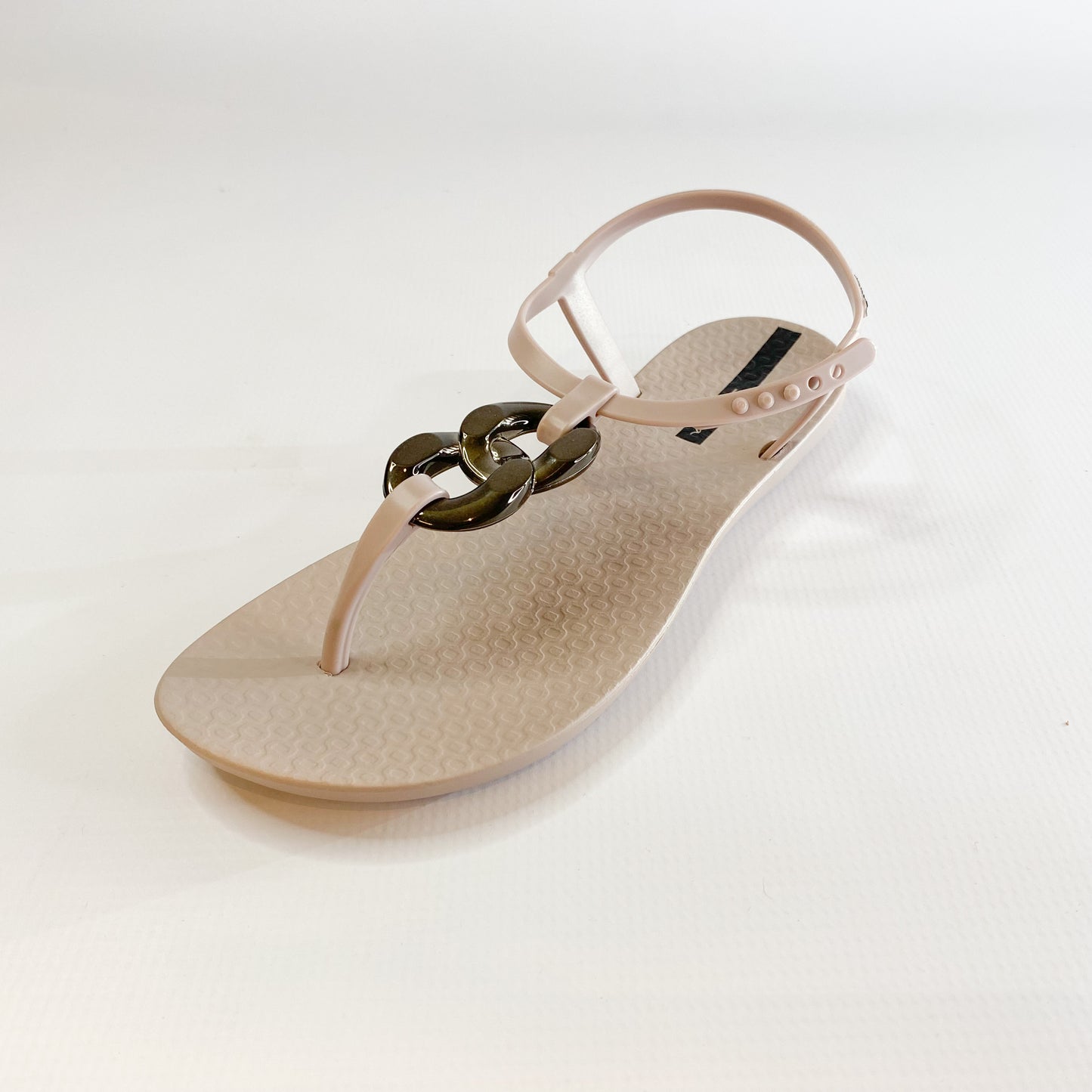 Ipanema lilac/beige chain thong sandal