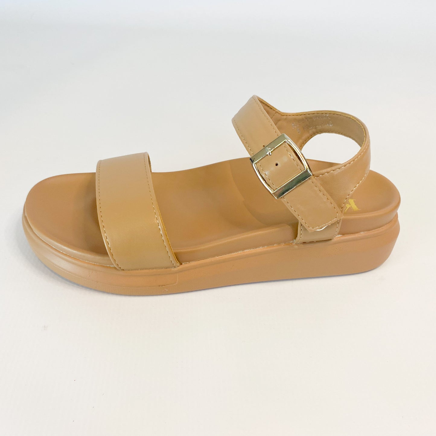 KG taupe ankle strap sandal