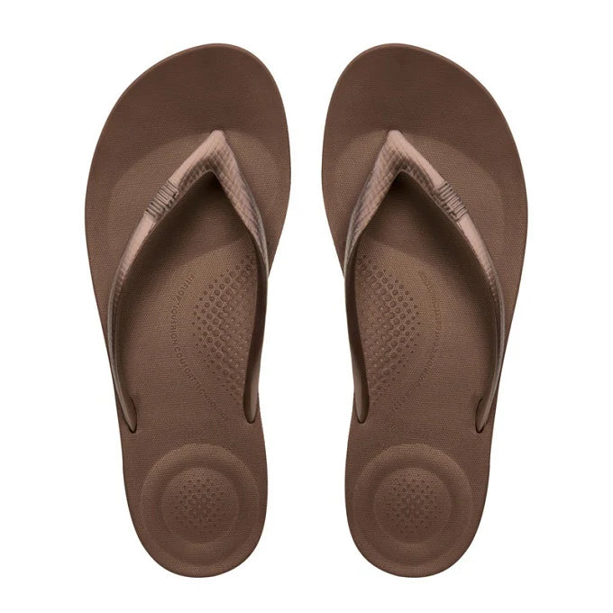Fitflop Iqushion Ergonomic Flip-flops - Bronze
