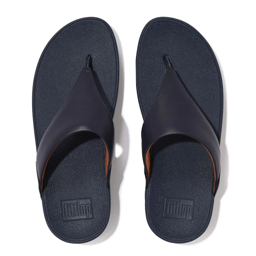 Fitflop Classic Lulu Leather Toepost Sandal - Deepest Blue
