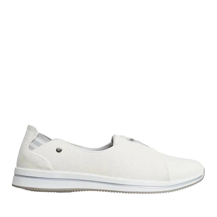 Pierre Cardin Josephine 7 Lace Up Flats - White