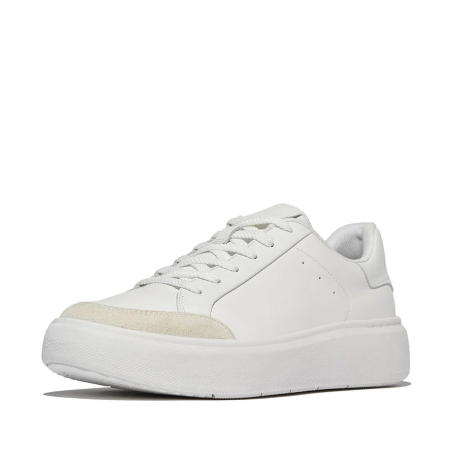 Fitflop White Rtg Leather/suede Sneakers â side view