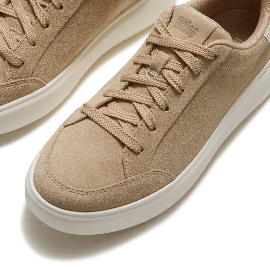 Fitflop RTG Suede Snake Lace-Up Sneakers - Hazelnut