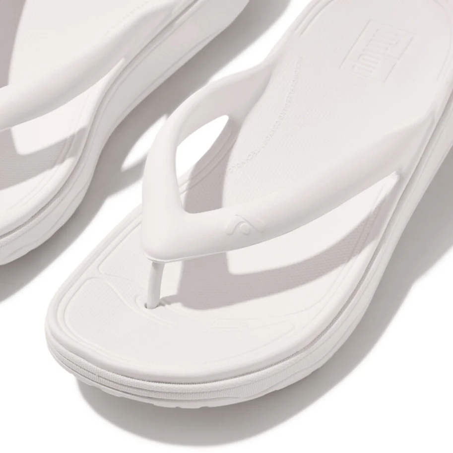Fitflop White Relieff Recovery Sandal â side view
