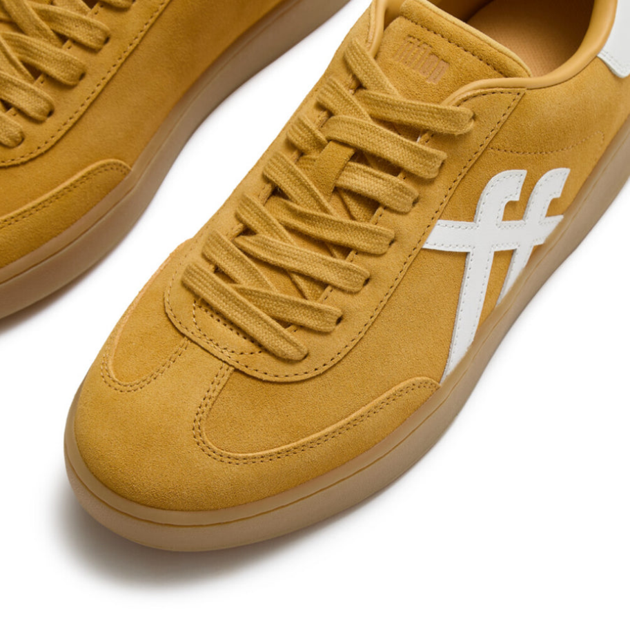 Fitflop Tumeric/white The Dash Sneaker – front view