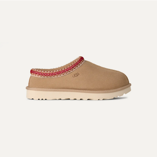 Ugg Tasman II Slipper - Sand/Dark Cherry