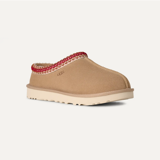 Ugg Tasman II Slipper - Sand/Dark Cherry
