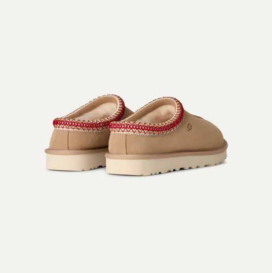 Ugg Tasman II Slipper - Sand/Dark Cherry