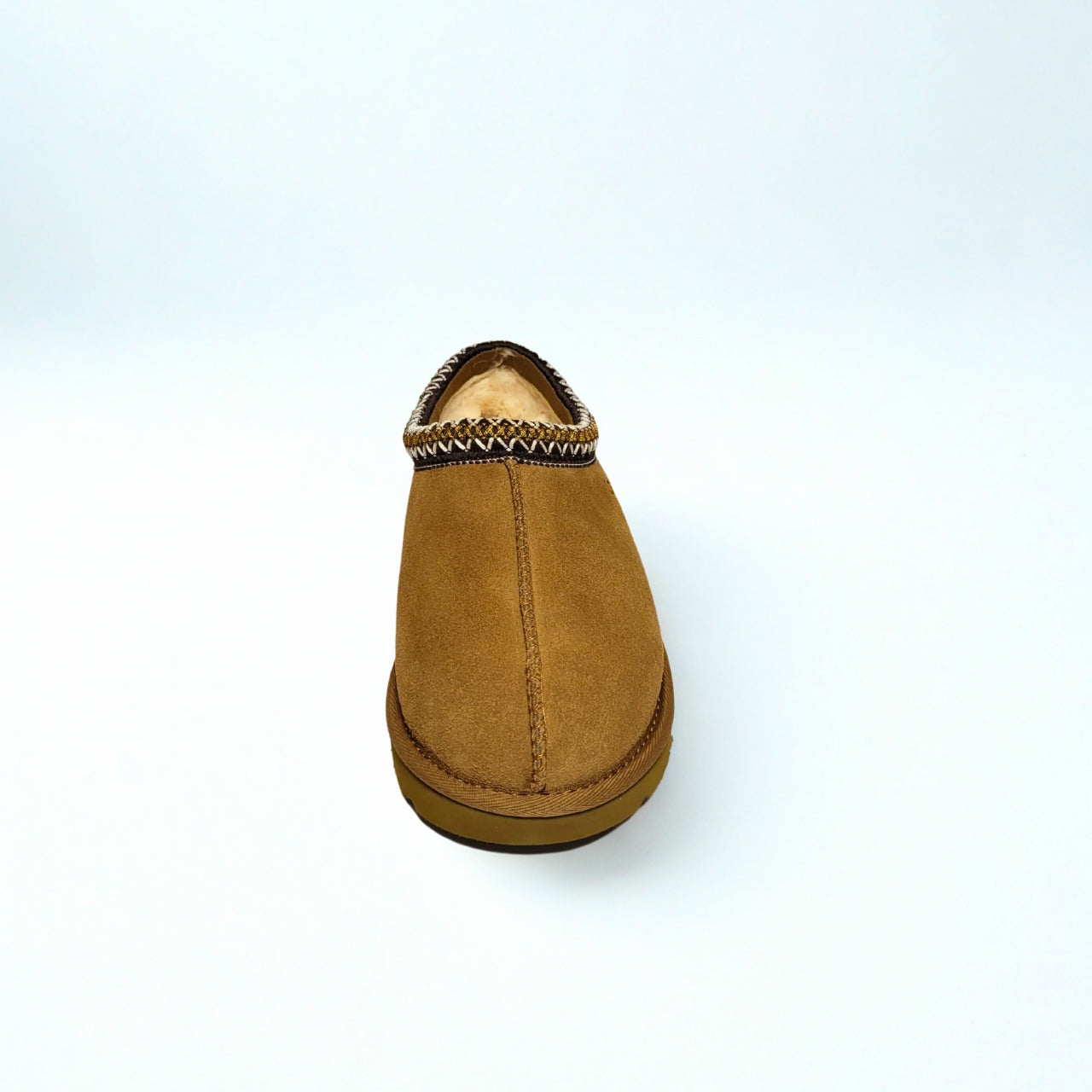 UGG Tasman Chestnut Clog – suede upper, 17mm UGGplush™ insole, eco-friendly UGGbraid trim, lightweight EVA outsole, and embossed UGG® logo 4