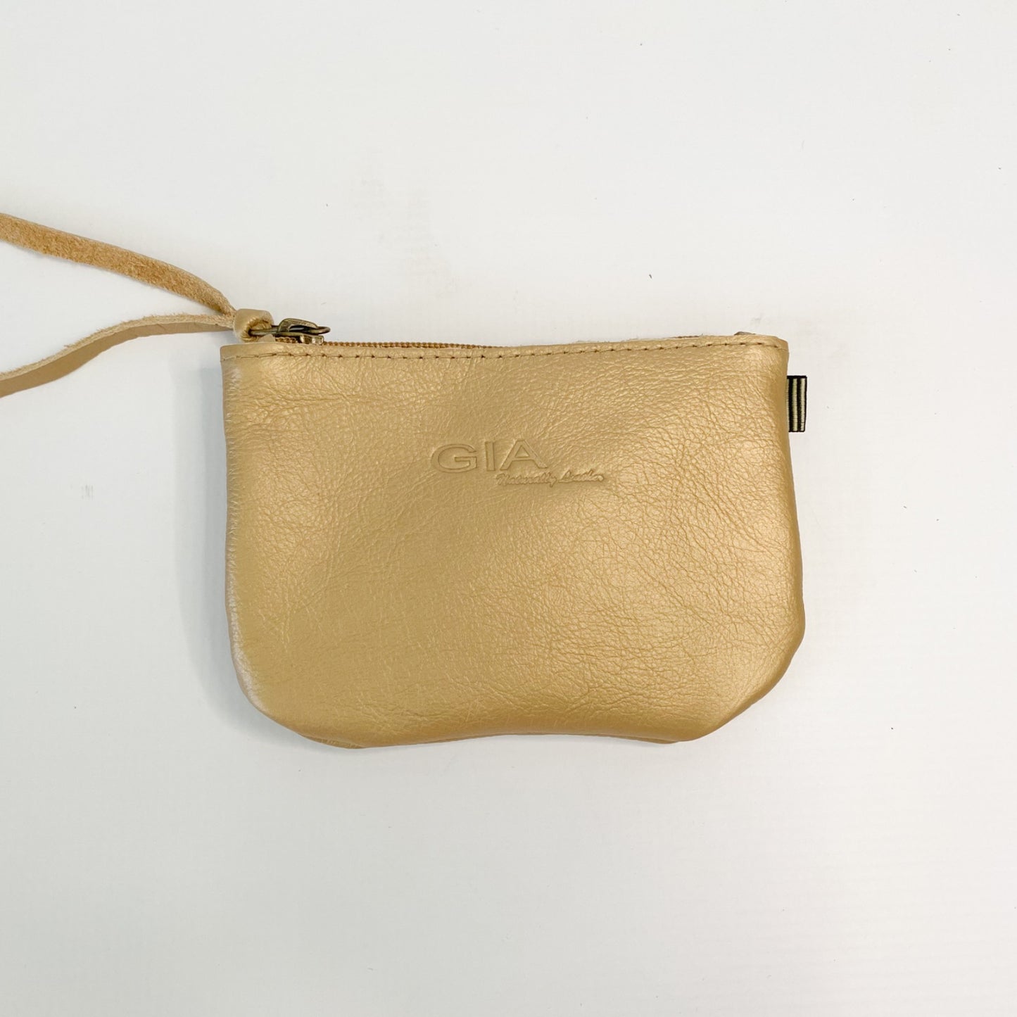 Gia leather gold purse