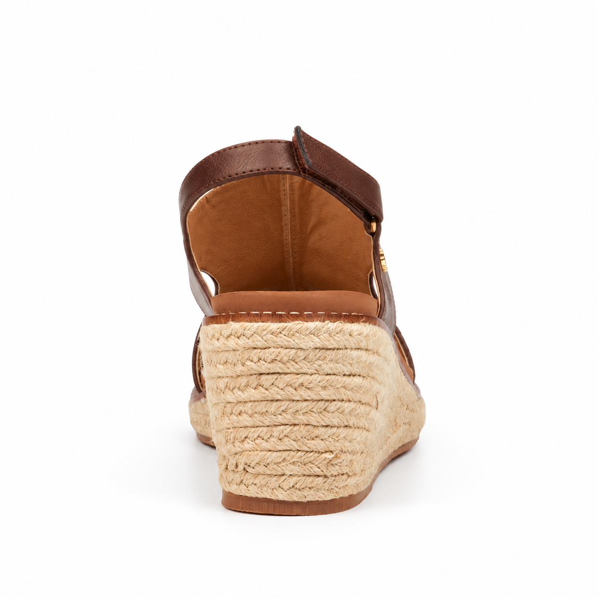 Butterfly Feet Mila 2 Wedge - Chocolate, back view