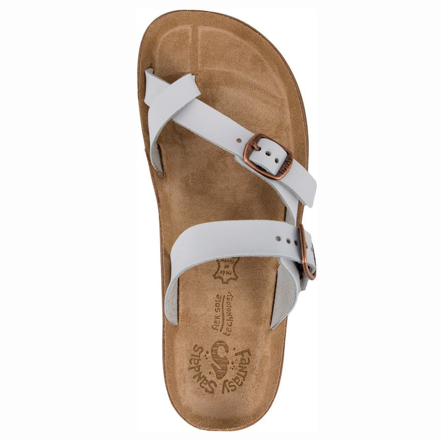 Fantasy Sandals Caterina White - top view