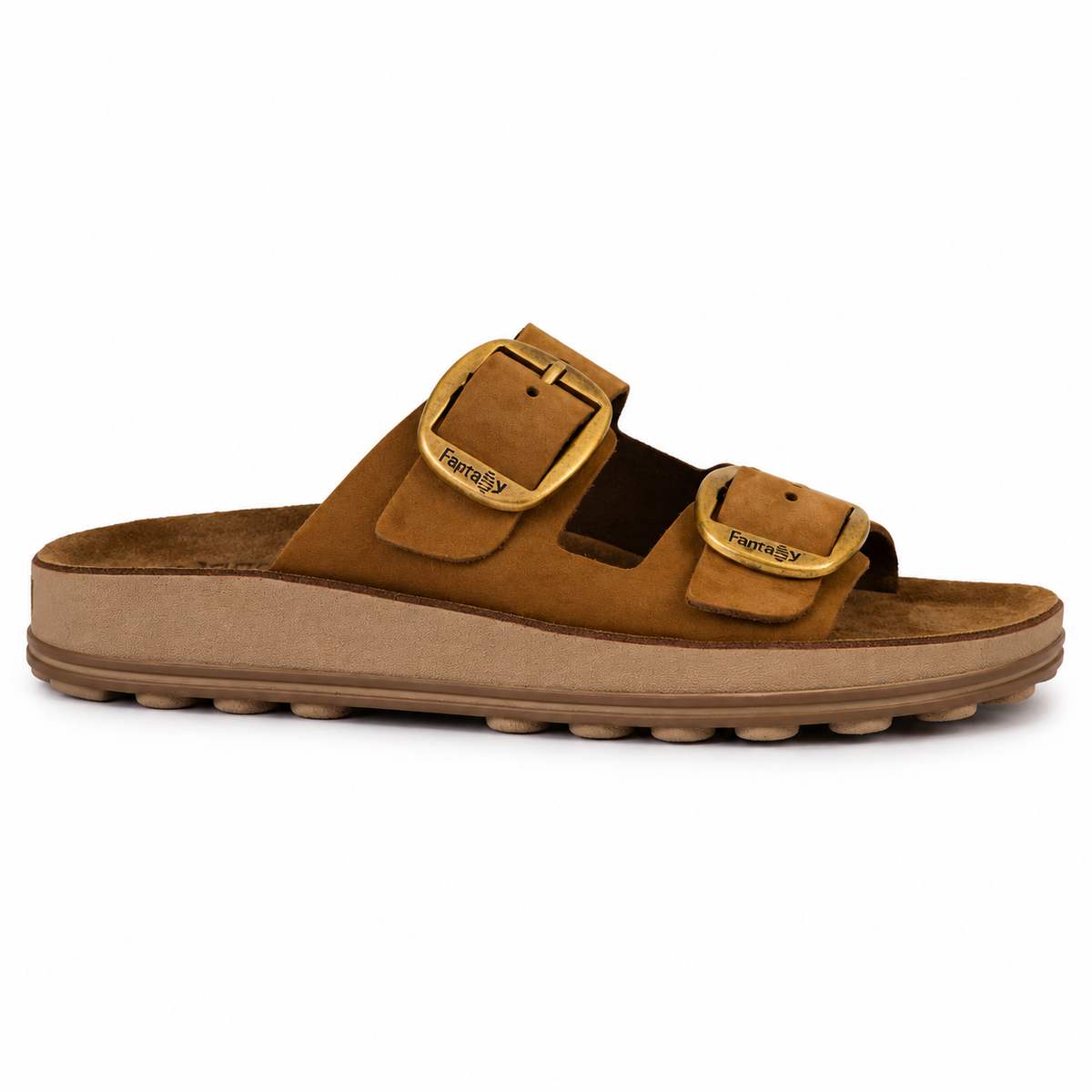Fantasy Sandals Despoina Mochaccino - side view