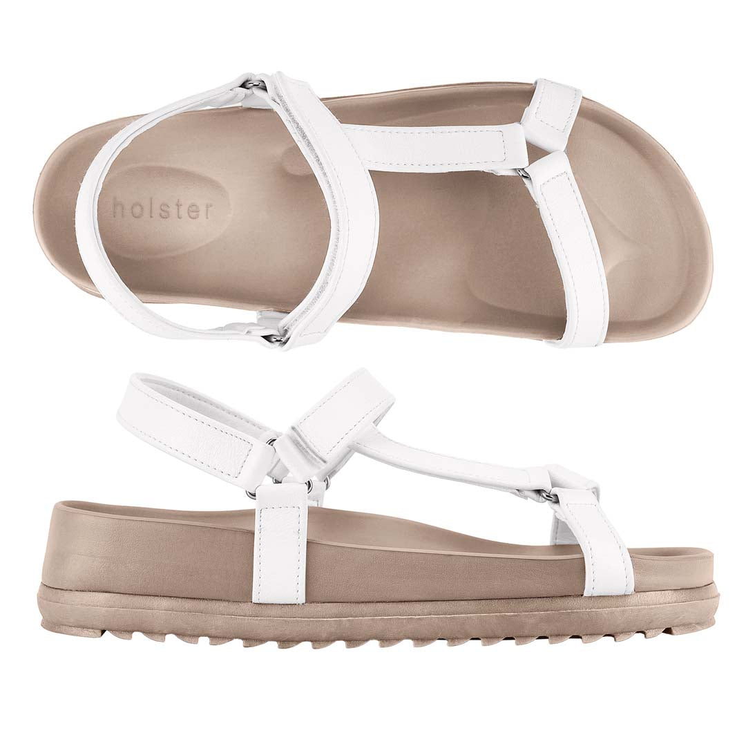 Holster Glide Sandal White front view