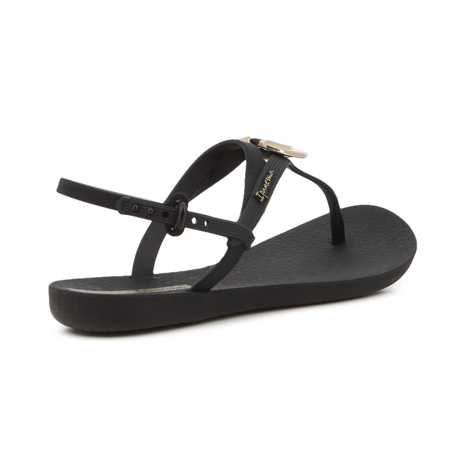 Ipanema Class Dreamy Sandal - Black Gold, rear three-quarter view